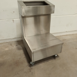 s/s Cutlery trolley